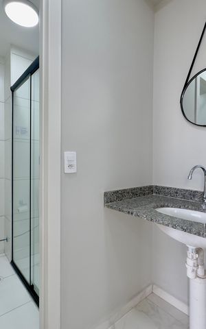 Apartamento para alugar com 41m², 2 quartos e sem vaga Apartamento para alugar com 41m², 2 quartos e sem vagaBanheiro