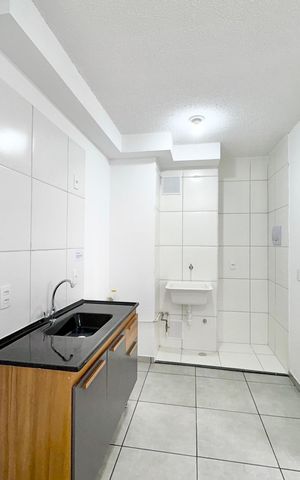 Apartamento para alugar com 34m², 2 quartos e sem vaga Apartamento para alugar com 34m², 2 quartos e sem vagaCozinha e Área de Serviço