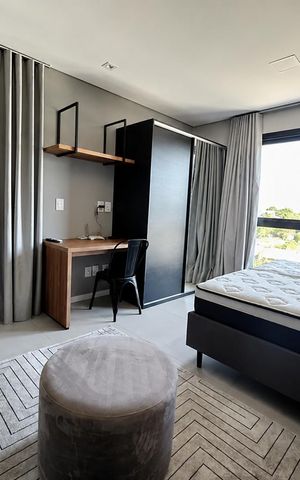 Studio para alugar com 25m², 1 quarto e sem vaga Studio para alugar com 25m², 1 quarto e sem vagaQuarto