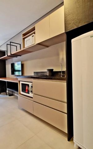 Studio para alugar com 25m², 1 quarto e sem vagaCozinha