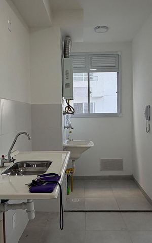 Apartamento para alugar com 44m², 2 quartos e 1 vagaCozinha e Área de Serviço