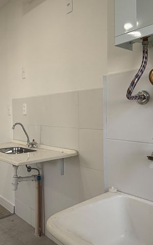 Apartamento para alugar com 44m², 2 quartos e 1 vagaCozinha e Área de Serviço