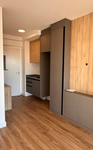 Apartamento para alugar com 25m², 1 quarto e sem vaga