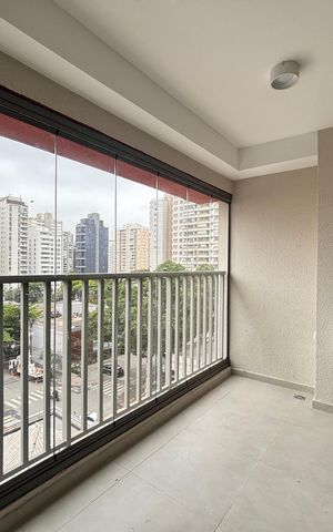Apartamento à venda com 37m², 1 quarto e sem vaga Apartamento à venda com 37m², 1 quarto e sem vagaVaranda