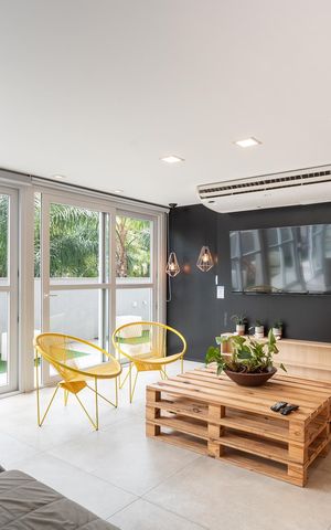 Apartamento à venda com 30m², 1 quarto e 1 vaga Apartamento à venda com 30m², 1 quarto e 1 vagaÁrea externa