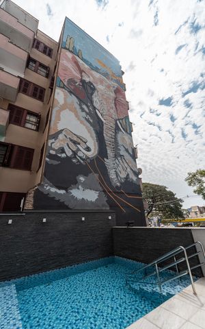 Apartamento à venda com 32m², 1 quarto e 1 vaga Apartamento à venda com 32m², 1 quarto e 1 vagaFachada