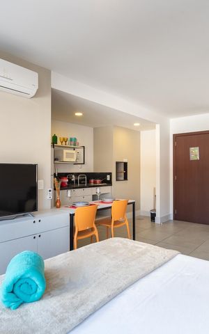 Apartamento à venda com 32m², 1 quarto e 1 vaga Apartamento à venda com 32m², 1 quarto e 1 vagaSala/Quarto
