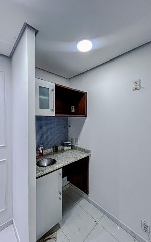 Studio à venda com 28m², 1 quarto e 1 vagaCozinha