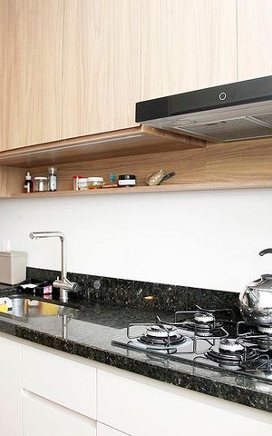 Apartamento à venda com 67m², 2 quartos e 1 vagaCozinha + Área de Serviço