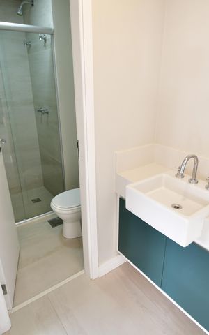 Apartamento à venda com 72m², 2 quartos e 2 vagasBanheiro Social