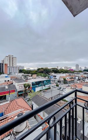 Apartamento para alugar com 50m², 2 quartos e 1 vagaVaranda do Quarto 2