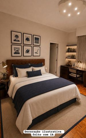 Apartamento à venda com 280m², 4 quartos e 2 vagas Apartamento à venda com 280m², 4 quartos e 2 vagasQuarto