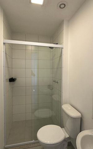 Apartamento à venda com 56m², 1 quarto e 1 vaga Apartamento à venda com 56m², 1 quarto e 1 vagaBanheiro