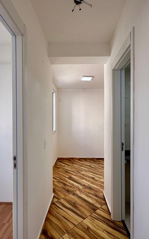 Apartamento à venda com 39m², 2 quartos e sem vaga Apartamento à venda com 39m², 2 quartos e sem vagaCorredor Quartos