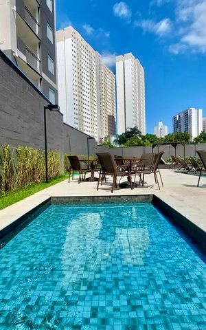 Apartamento à venda com 39m², 2 quartos e sem vaga Apartamento à venda com 39m², 2 quartos e sem vagaPiscina