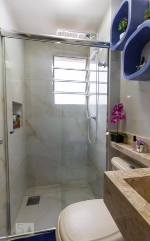 Apartamento para alugar com 56m², 1 quarto e 1 vaga Apartamento para alugar com 56m², 1 quarto e 1 vagaBanheiro