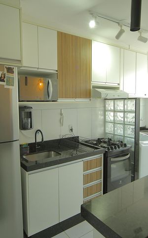Apartamento à venda com 48m², 2 quartos e 1 vagaCozinha 