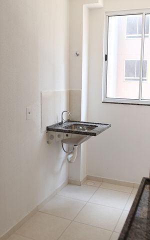 Apartamento para alugar com 45m², 2 quartos e 1 vagaCozinha e Área de Serviço