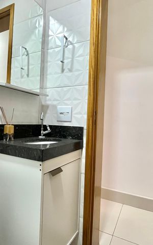 Apartamento para alugar com 46m², 1 quarto e sem vaga Apartamento para alugar com 46m², 1 quarto e sem vagaBanheiro