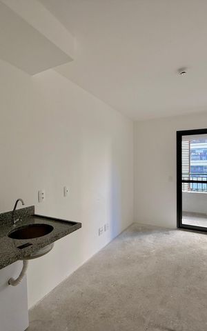Studio à venda com 28m², 1 quarto e sem vaga Studio à venda com 28m², 1 quarto e sem vagaCozinha