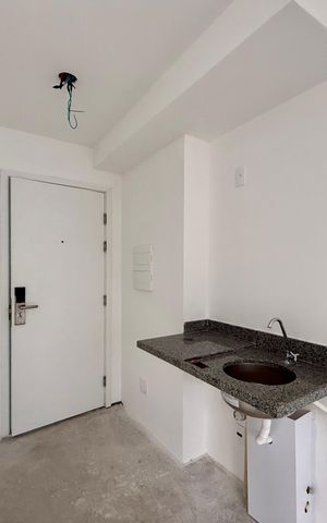 Studio à venda com 28m², 1 quarto e sem vaga Studio à venda com 28m², 1 quarto e sem vagaCozinha