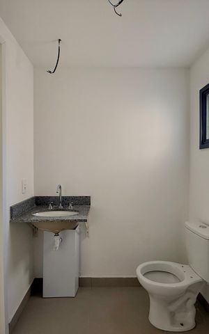 Studio à venda com 28m², 1 quarto e sem vaga Studio à venda com 28m², 1 quarto e sem vagaBanheiro