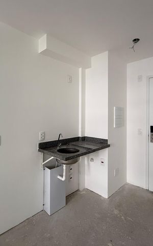 Studio à venda com 27m², 1 quarto e sem vaga Studio à venda com 27m², 1 quarto e sem vagaCozinha