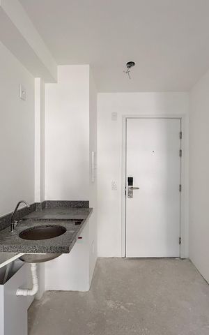 Studio à venda com 27m², 1 quarto e sem vaga Studio à venda com 27m², 1 quarto e sem vagaCozinha