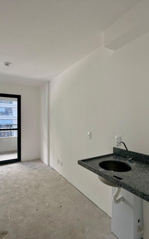 Studio à venda com 27m², 1 quarto e sem vaga Studio à venda com 27m², 1 quarto e sem vagaCozinha