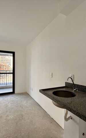 Studio à venda com 22m², 1 quarto e sem vagaCozinha 