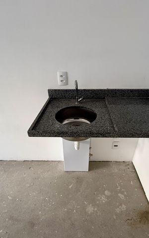 Studio à venda com 22m², 1 quarto e sem vagaCozinha 