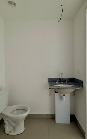 Studio à venda com 27m², 1 quarto e sem vaga Studio à venda com 27m², 1 quarto e sem vagaBanheiro