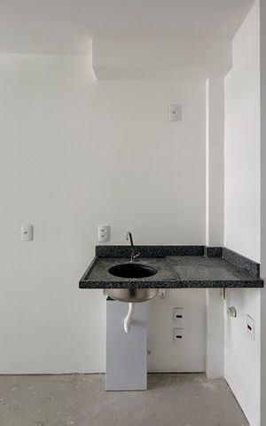 Studio à venda com 27m², 1 quarto e sem vaga Studio à venda com 27m², 1 quarto e sem vagaCozinha