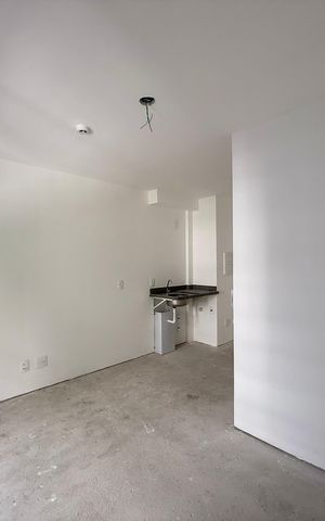 Studio à venda com 27m², 1 quarto e sem vaga Studio à venda com 27m², 1 quarto e sem vagaSala