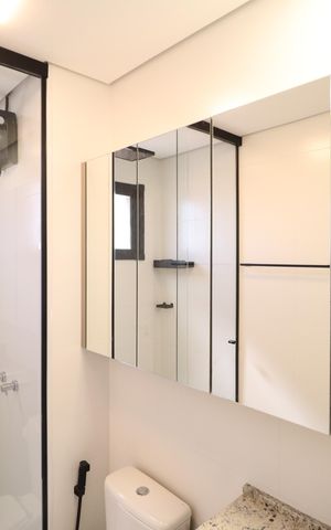 Apartamento para alugar com 90m², 3 quartos e 2 vagasBanheiro do Quarto 3