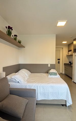 Studio à venda com 26m², 1 quarto e sem vaga Studio à venda com 26m², 1 quarto e sem vagaStudio