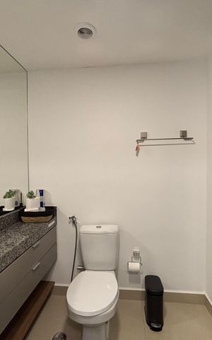 Studio à venda com 26m², 1 quarto e sem vaga Studio à venda com 26m², 1 quarto e sem vagaBanheiro