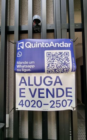 Studio para alugar com 25m², 1 quarto e sem vaga Studio para alugar com 25m², 1 quarto e sem vagaPlaca