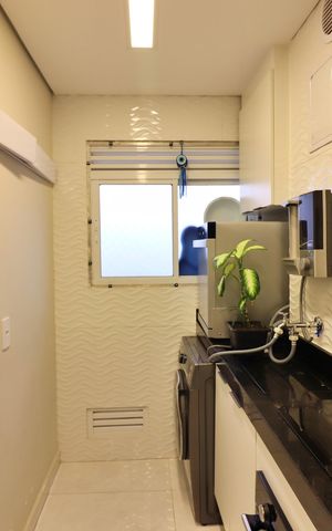 Apartamento à venda com 50m², 2 quartos e 1 vagaCozinha e Área de Serviço