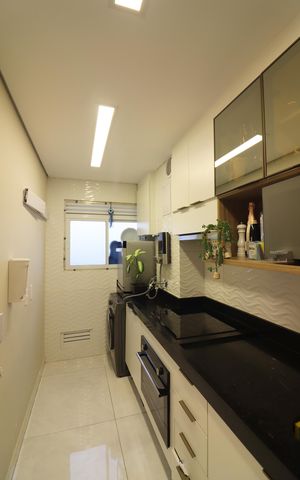 Apartamento à venda com 50m², 2 quartos e 1 vagaCozinha e Área de Serviço