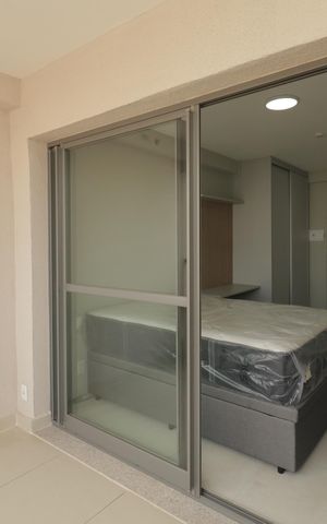 Studio para alugar com 32m², 1 quarto e sem vagaVaranda