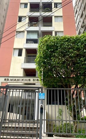 Apartamento para alugar com 40m², 1 quarto e 1 vaga Apartamento para alugar com 40m², 1 quarto e 1 vagaFachada