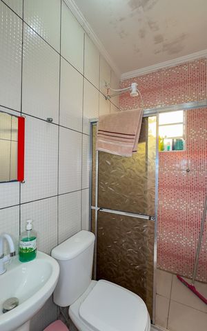 Casa para alugar com 240m², 3 quartos e 3 vagasBanheiro da Suíte 1