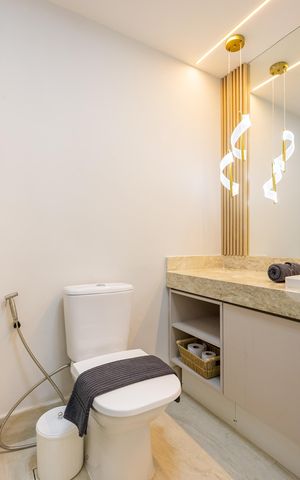 Apartamento para alugar com 37m², 1 quarto e sem vaga Apartamento para alugar com 37m², 1 quarto e sem vagaBanheiro