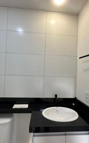 Apartamento para alugar com 54m², 1 quarto e 1 vaga Apartamento para alugar com 54m², 1 quarto e 1 vagaBanheiro