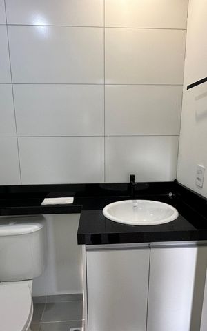 Apartamento para alugar com 54m², 1 quarto e 1 vaga Apartamento para alugar com 54m², 1 quarto e 1 vagaBanheiro