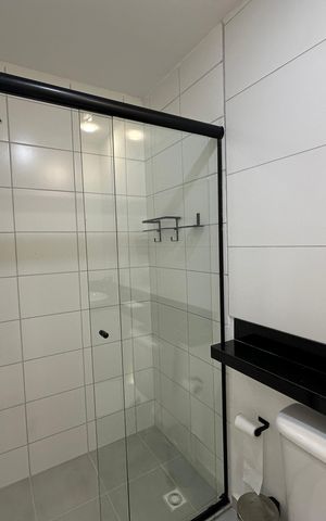 Apartamento para alugar com 54m², 1 quarto e 1 vaga Apartamento para alugar com 54m², 1 quarto e 1 vagaBanheiro