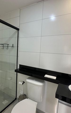 Apartamento para alugar com 54m², 1 quarto e 1 vaga Apartamento para alugar com 54m², 1 quarto e 1 vagaBanheiro