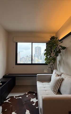 Apartamento à venda com 26m², 1 quarto e sem vaga