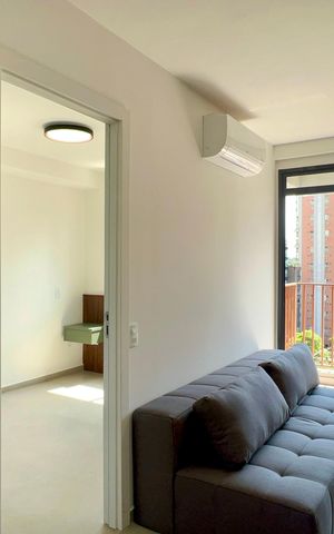 Studio para alugar com 28m², 1 quarto e sem vaga Studio para alugar com 28m², 1 quarto e sem vagaCozinha